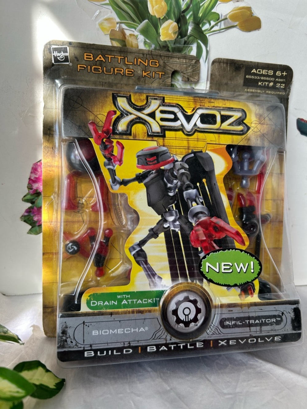 Hasbro Stikfas Xevoz Biomecha Infil-Traitor Kit with Drain Attack BRAND NEW